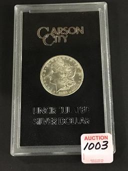 1883 UNC Carson City Morgan Silver Dollar