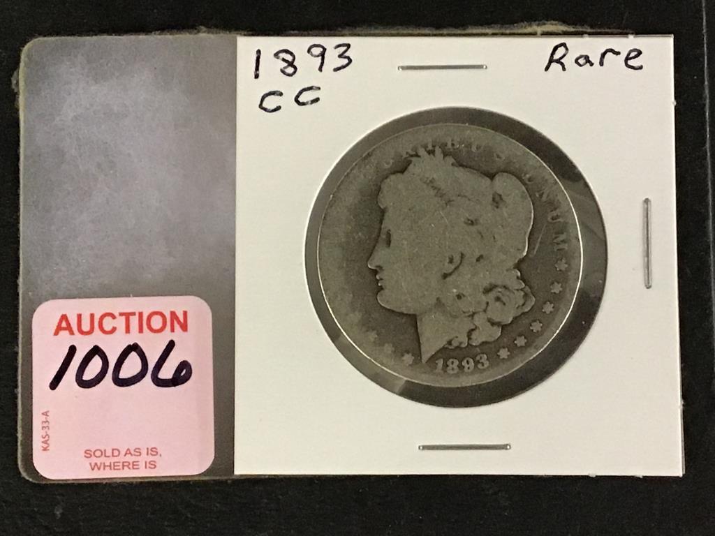 1893 Carson City Morgan Silver Dollar