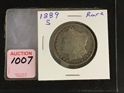 1889-S Morgan Silver Dollar