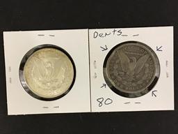 Lot of 4 Morgan Silver Dollars Including