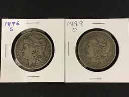 Lot of 4 Morgan Silver Dollars Including