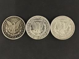 Collection of 7 Morgan Silver Dollars