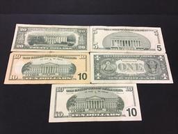 Collection of Paper Currency-All Star Notes