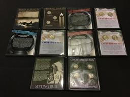 Group of Comm. Coins Sets Including 5 By First