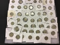 Collection of 65 Various Buffalo Nickels