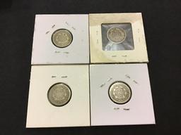 Lot of 7 Old Liberty Seated Dimes Including