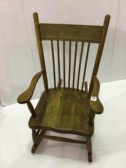 Child's Pressed Back Rocker