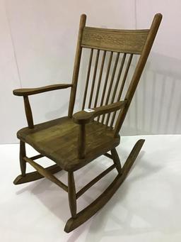 Child's Pressed Back Rocker