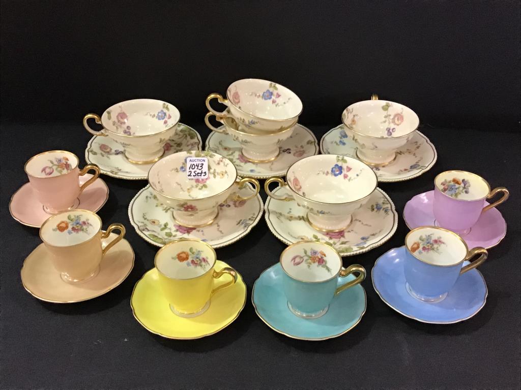 2 Sets of Cups & Saucers Including Set