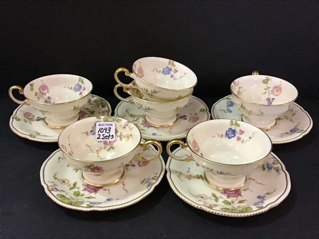 2 Sets of Cups & Saucers Including Set