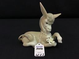 Lot of 2 Lladro-Made in Spain-Animal Figurines-