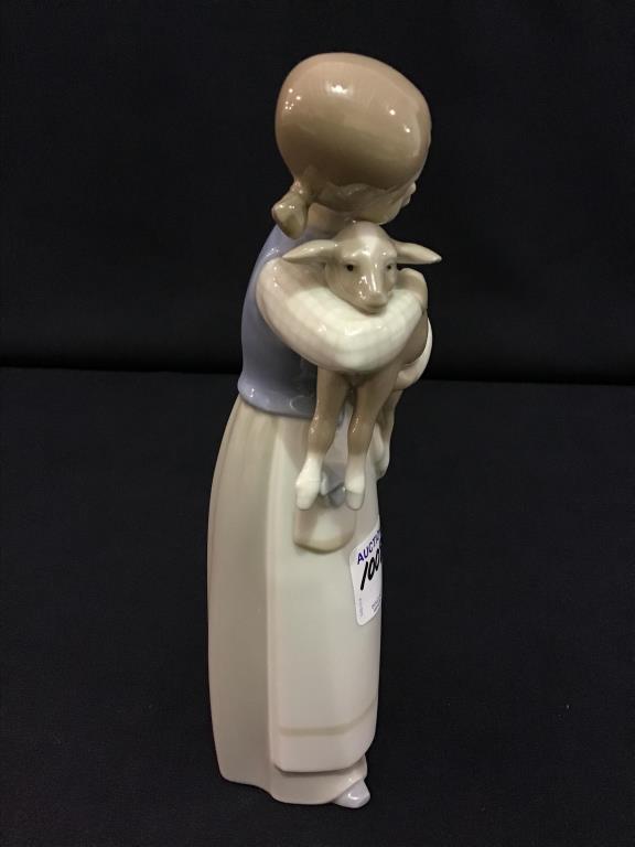 Lladro-Made in Spain-Porcelain Girl