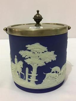 Blue & White Wedgwood England Biscuit