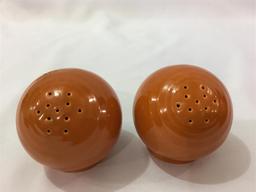 Fiestaware-2 Pair of Salt & Pepper Shakers