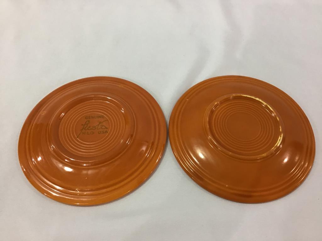 Fiestaware-Lot of 12-6 1/4 Inch Plates