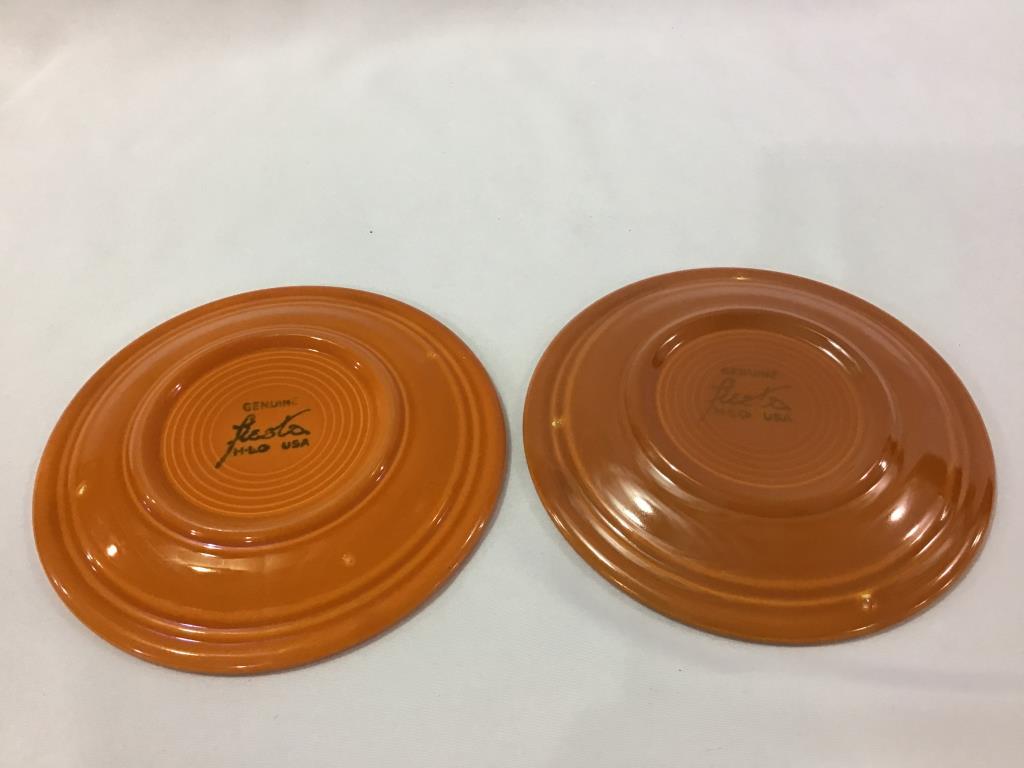 Fiestaware-Lot of 12-6 1/4 Inch Plates