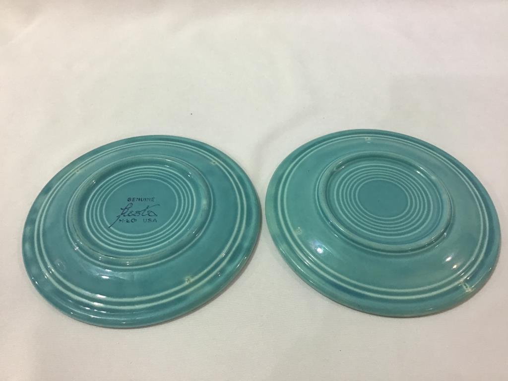 Fiestaware-Lot of 12-6 1/4 Inch Plates