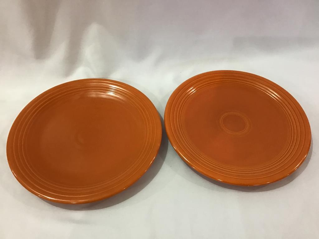 Fiestaware-Lot of 8 Plates Including 4-10 1/4 Inch