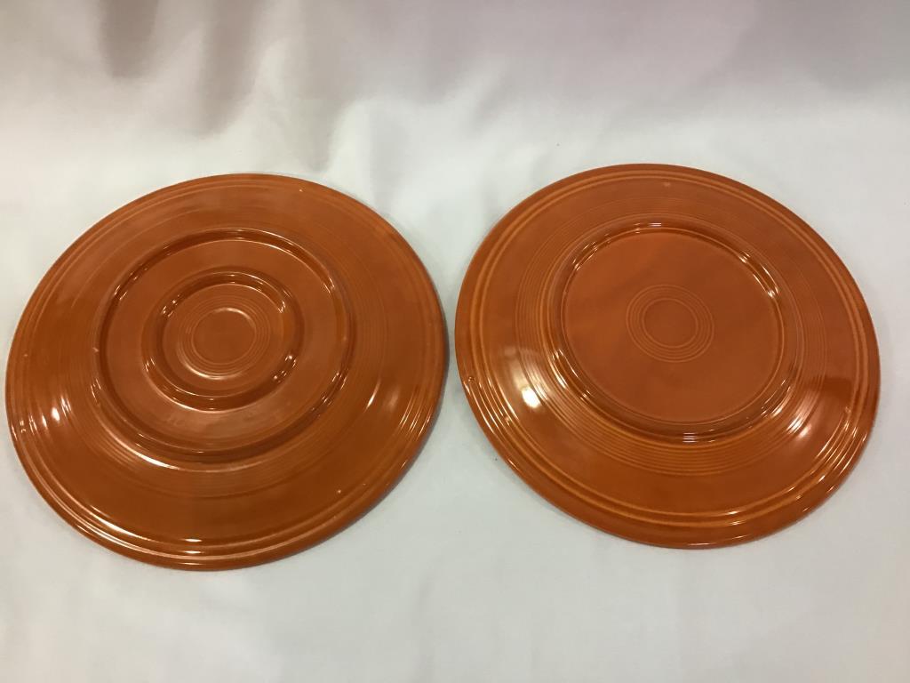 Fiestaware-Lot of 8 Plates Including 4-10 1/4 Inch