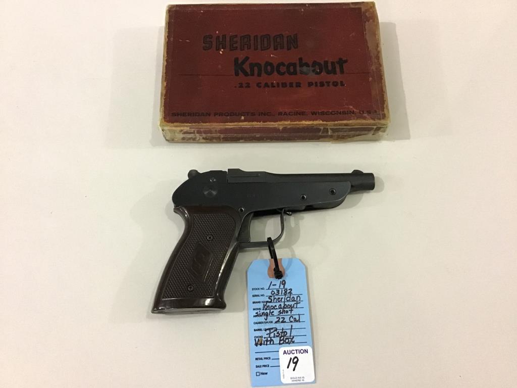 Sheridan Knocabout Single Shot 22 Cal