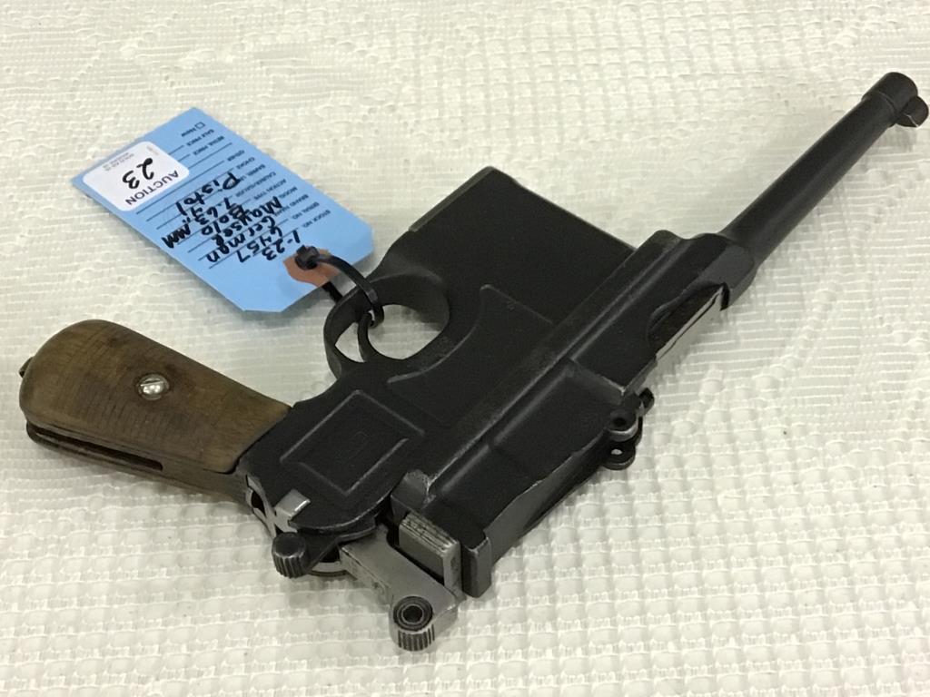 German Mauser Bolo 7.63 MM Pistol w/
