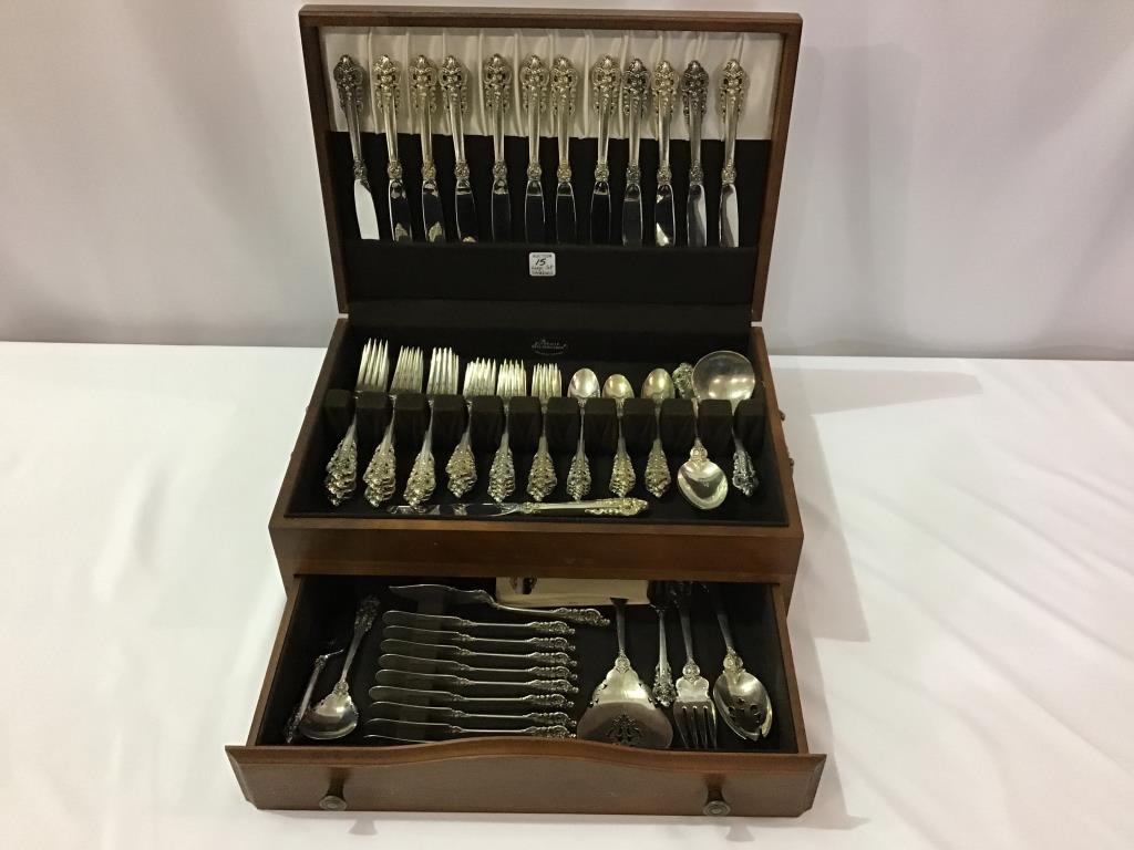 Beautiful Set of Wallace Sterling Silver Flatware-