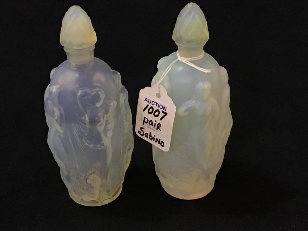 Pair of Sabino Perfume Bottles