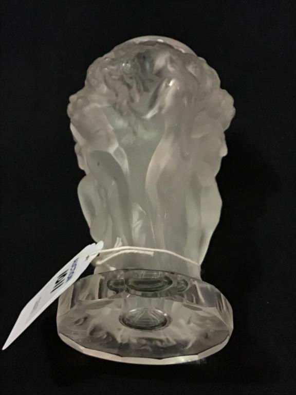 Desna Frosted Glass Vase w/ Dancing