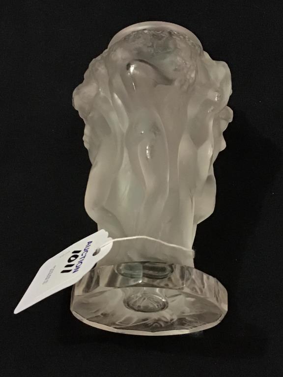 Desna Frosted Glass Vase w/ Dancing