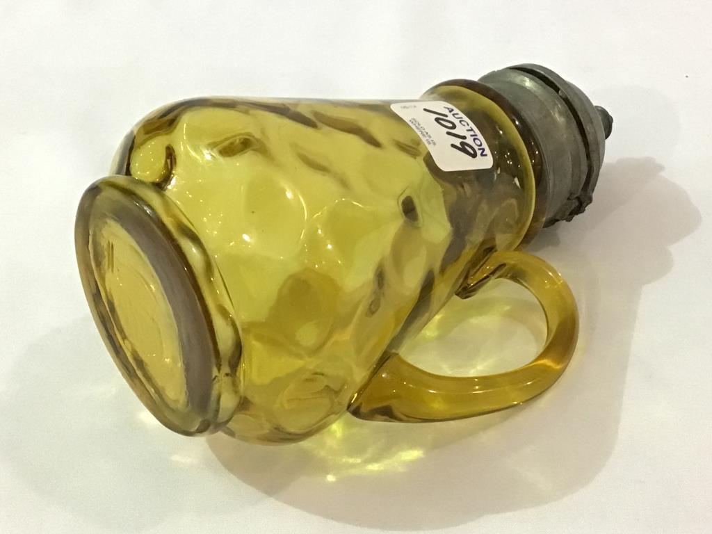 Amber Glass Syrup (7 Inches Tall)