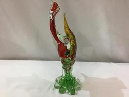 Pair of Murano Glass Fishes (11 1/2-12 Inches