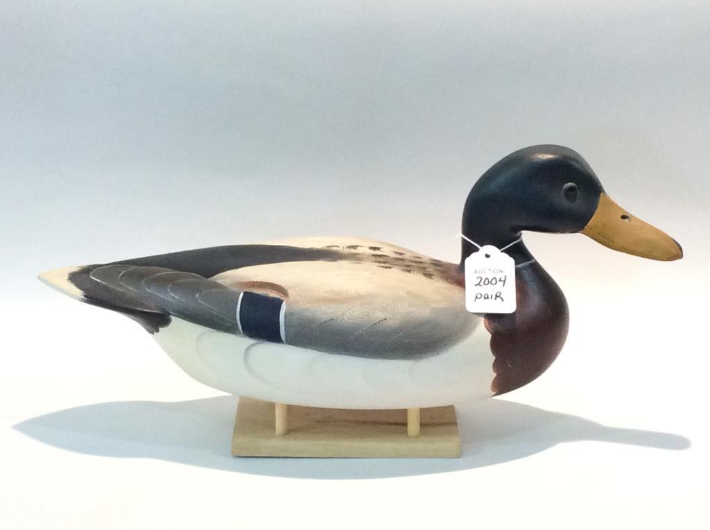 Pair of Bob Weeks Mallards-Drake & Sleeper