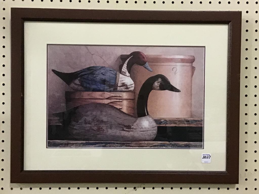 Framed Decoy Print by Kathleen Cope Ruoss