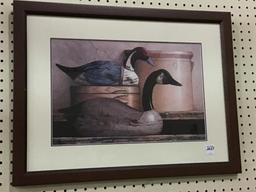 Framed Decoy Print by Kathleen Cope Ruoss