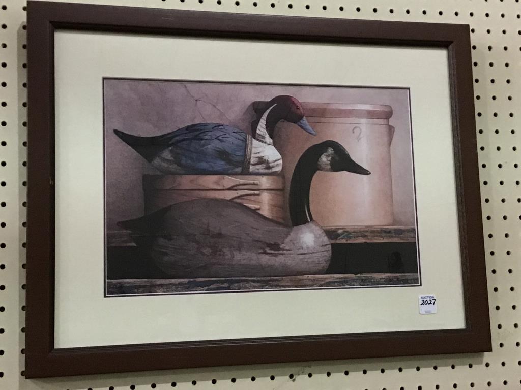 Framed Decoy Print by Kathleen Cope Ruoss