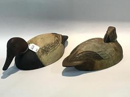 Pair of Canvasback Decoys-Drake & Hen