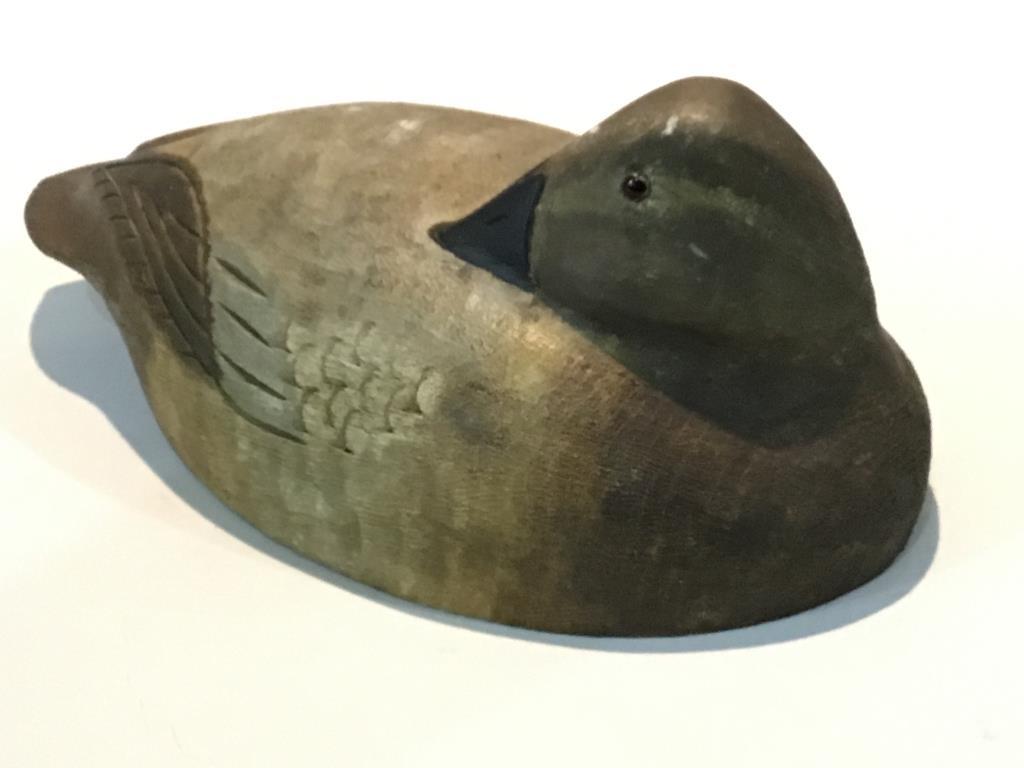 Pair of Canvasback Decoys-Drake & Hen