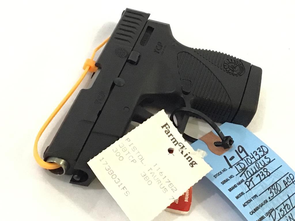 Taurus PT 738 .380 ACP Pistol-NIB-SN-1D104330