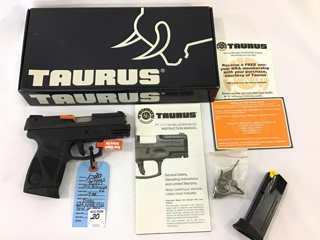 Taurus PT111 Millennium G2 9 MM Pistol