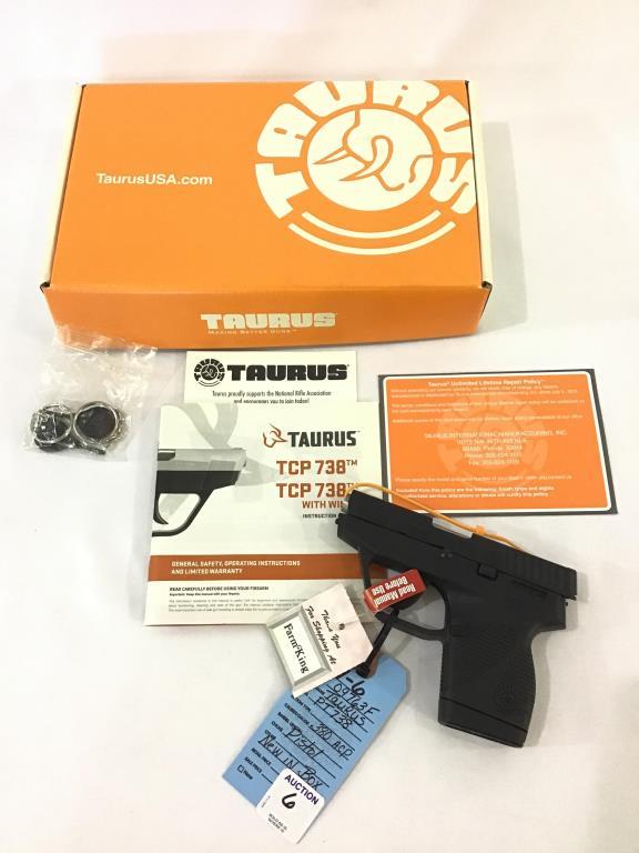 Taurus PT 738 .380 ACP Pistol-NIB SN-09763F  (1-6