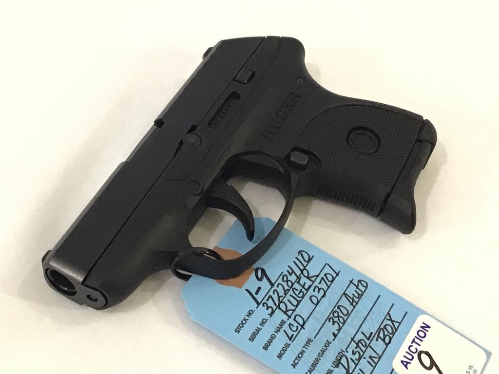 Ruger LCP Model 03701 .380 Auto Pistol-NIB