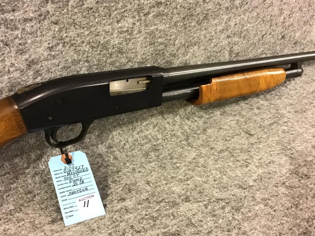 Mossberg Model 500CT 20 Ga Pump Shotgun