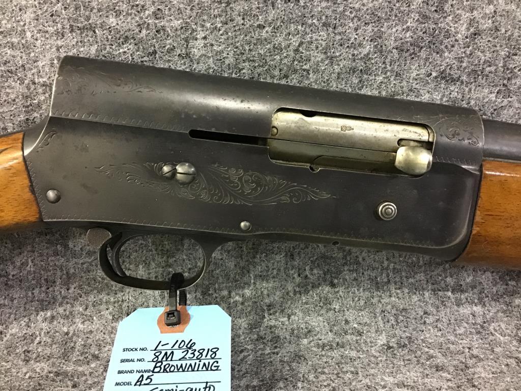 Browning Model A-5 12 Ga Semi Auto Shotgun