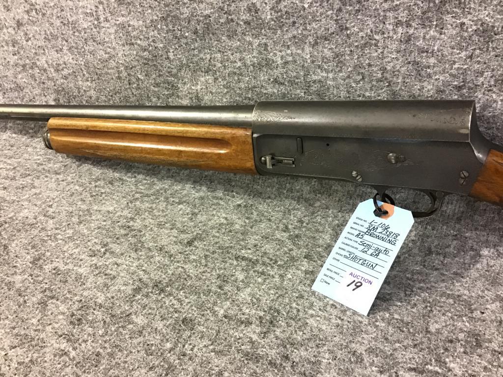 Browning Model A-5 12 Ga Semi Auto Shotgun