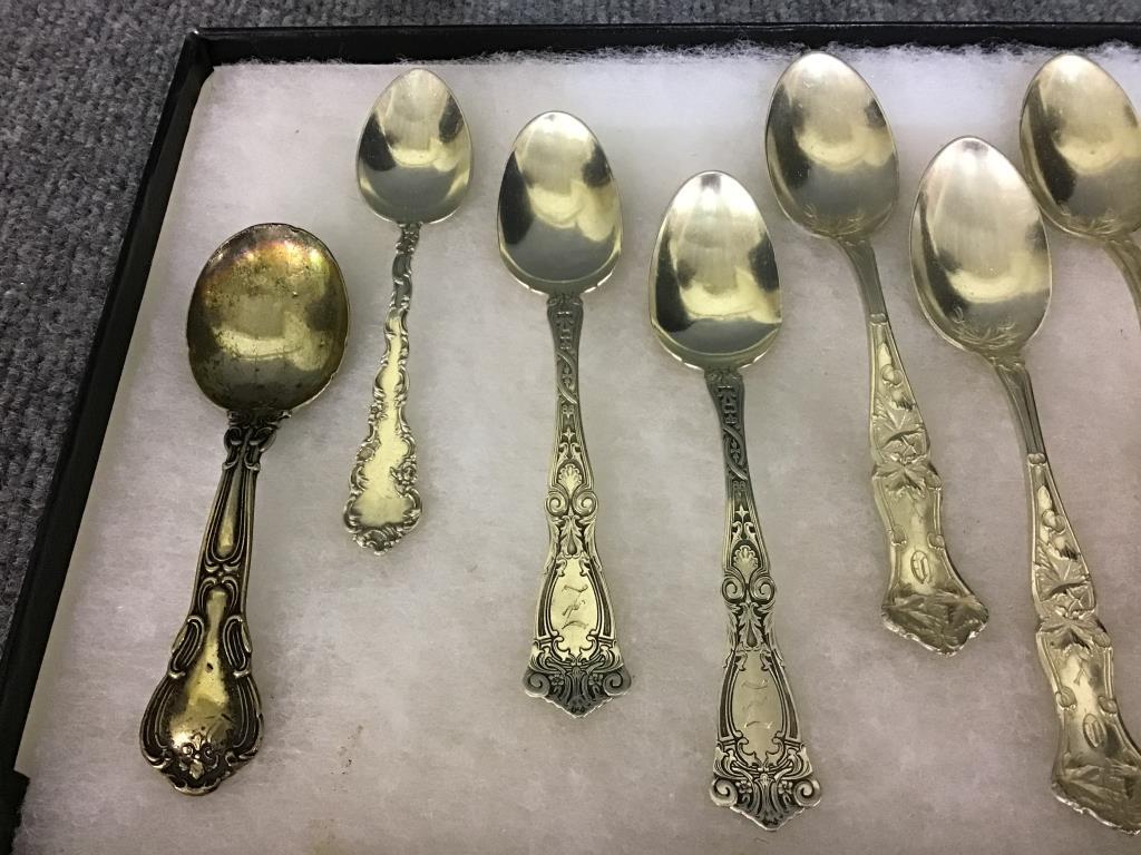 Lot of 9 Sterling Silver Flatware Pieces Including