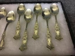 Lot of 9 Sterling Silver Flatware Pieces Including
