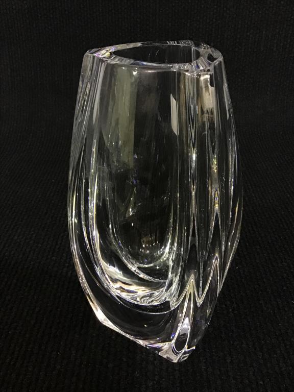 Heavy Signed Baccarat Crystal Vase