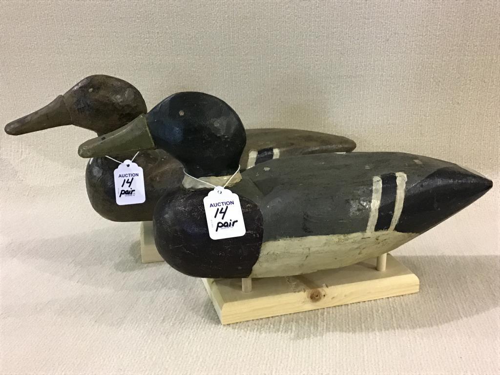 Pair of Wakefield, WI Decoys-