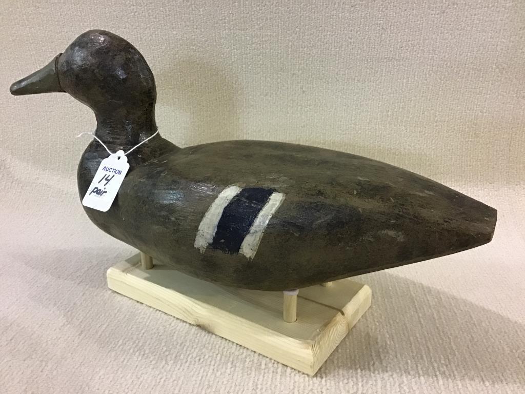 Pair of Wakefield, WI Decoys-