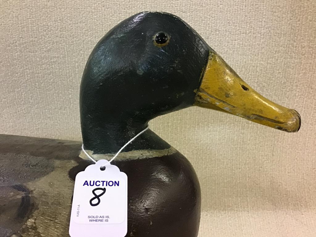 George "Skippy" Barto Mallard Drake Decoy (621)